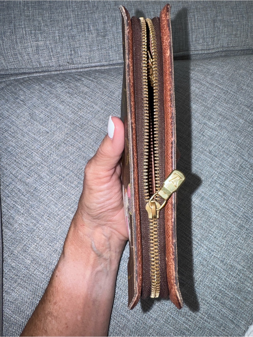 Limited Edition Louis Vuitton Brown Monogram Takashi Murakami Panda Zippy Wallet - Picture 4 of 7